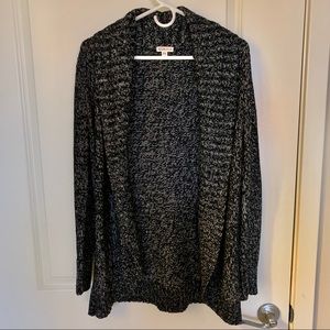 Black & White Cardigan Sweater